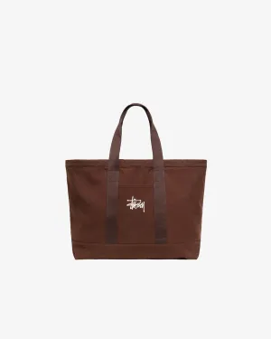 Stssy - Men's Canvas Extra Large Tote Bag - (Brown)