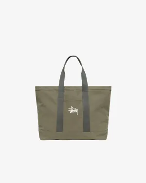 Stssy - Men's Canvas Extra Large Tote Bag - (Green)