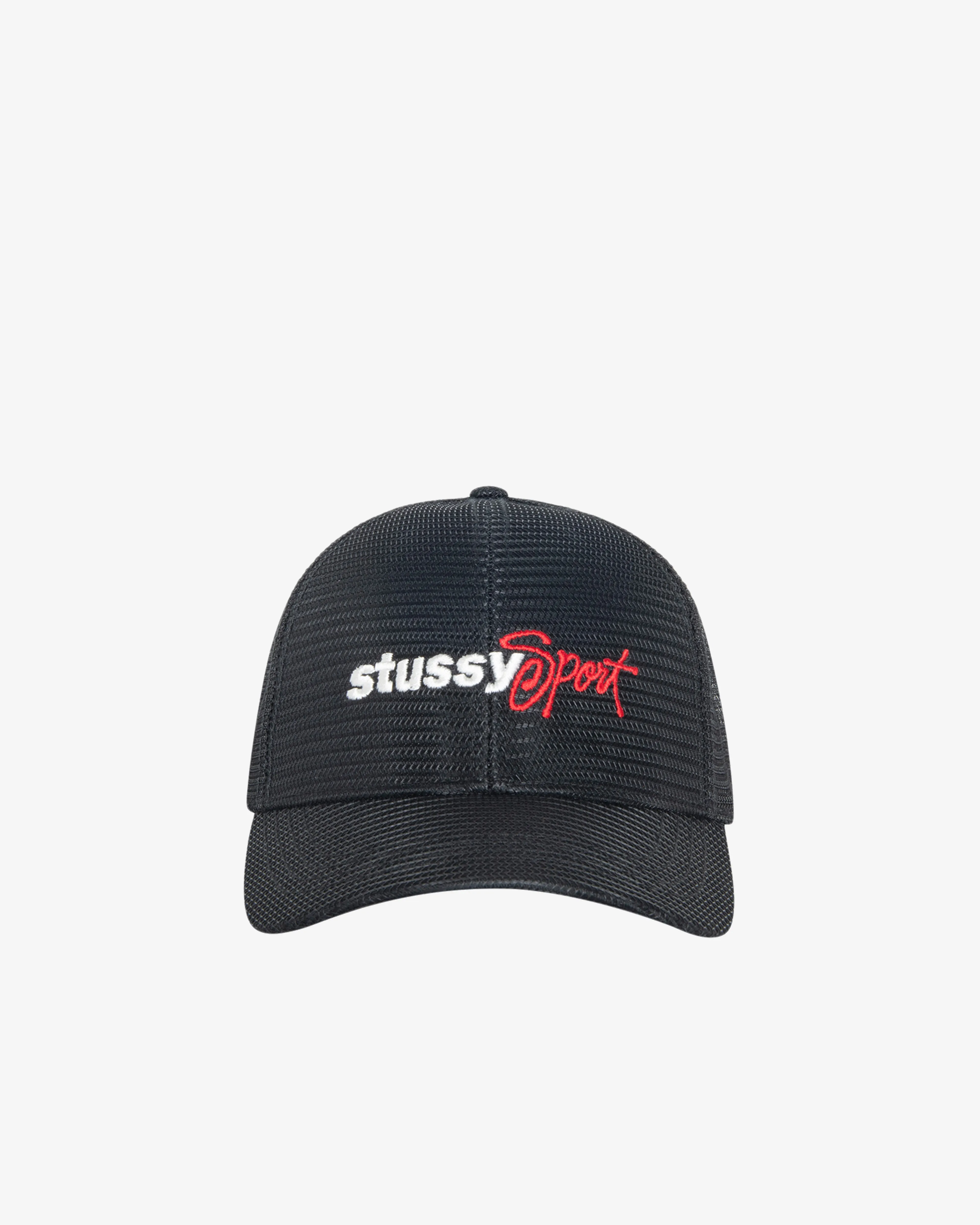 Stssy - Men's Mid-depth Sport Mesh Snapback - (Black)