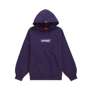 Supreme Box Logo Hoodie Dark Purple