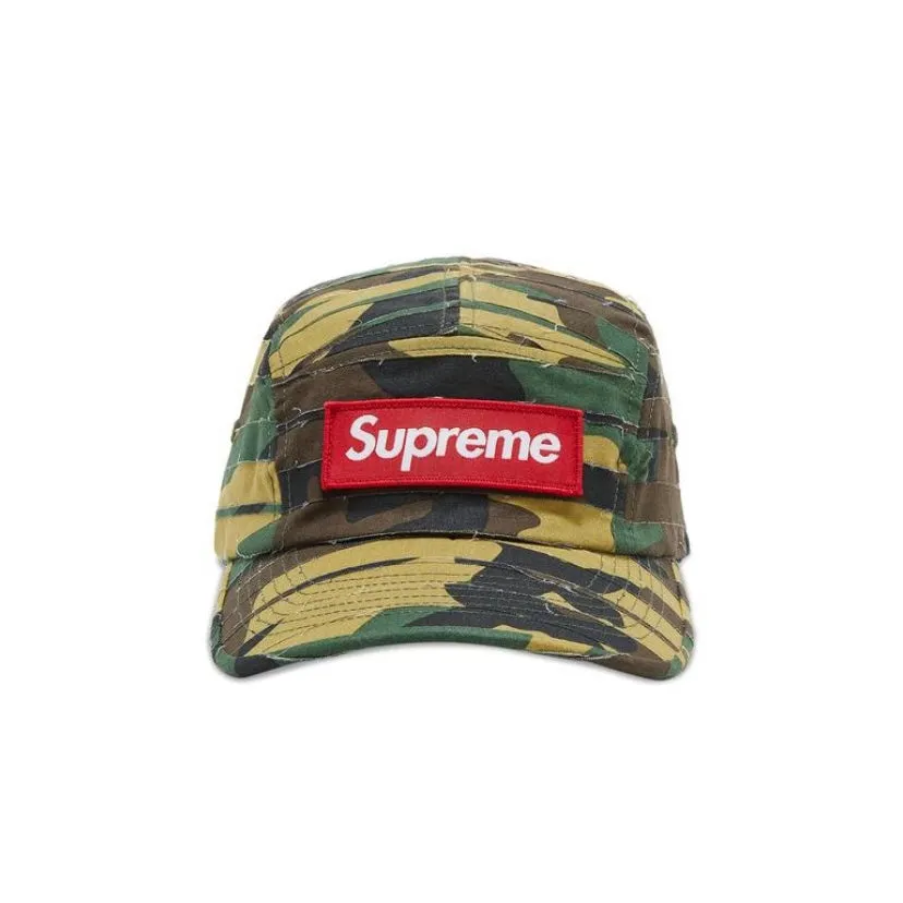 Supreme Layered Green Camo Camp Cap