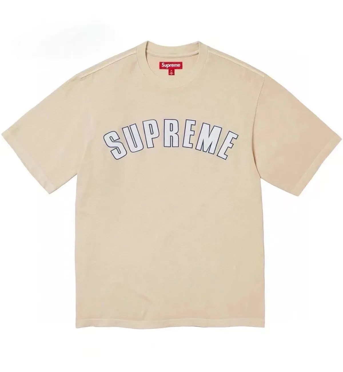 Supreme SS24 Supreme Logo T-Shirt (Beige)