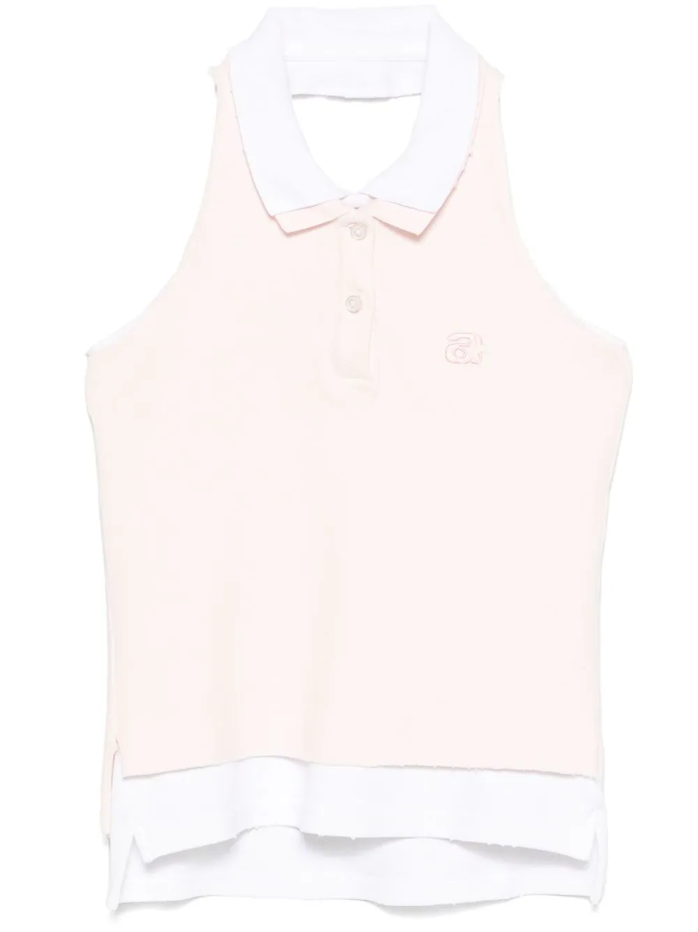 T BY ALEXANDER WANG - Women Layered Polo Mini Halter Top