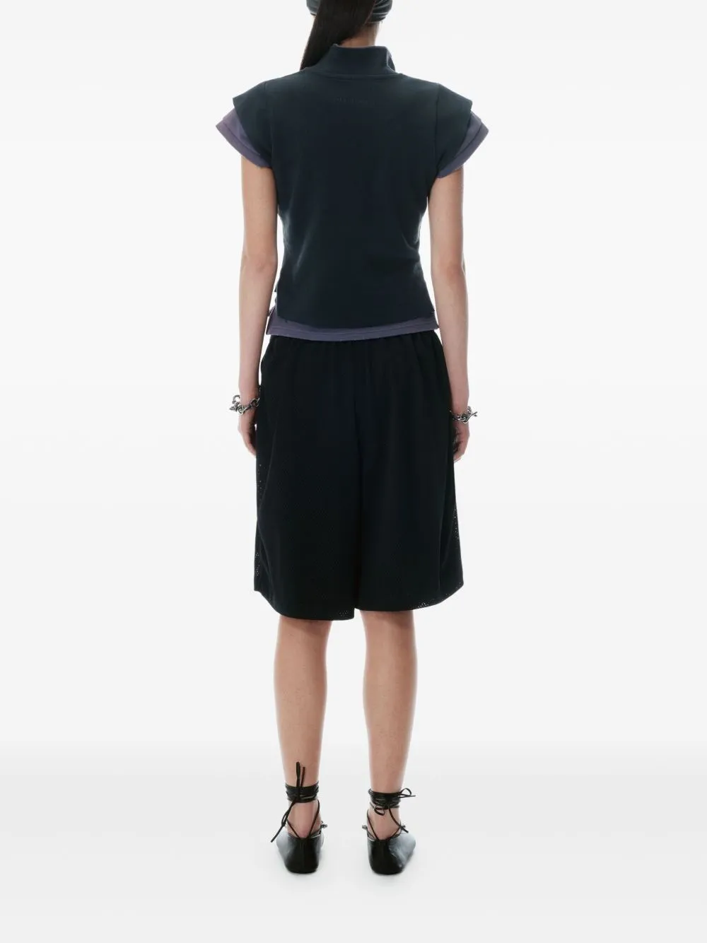 T BY ALEXANDER WANG - Women Layered Shrunk Polo