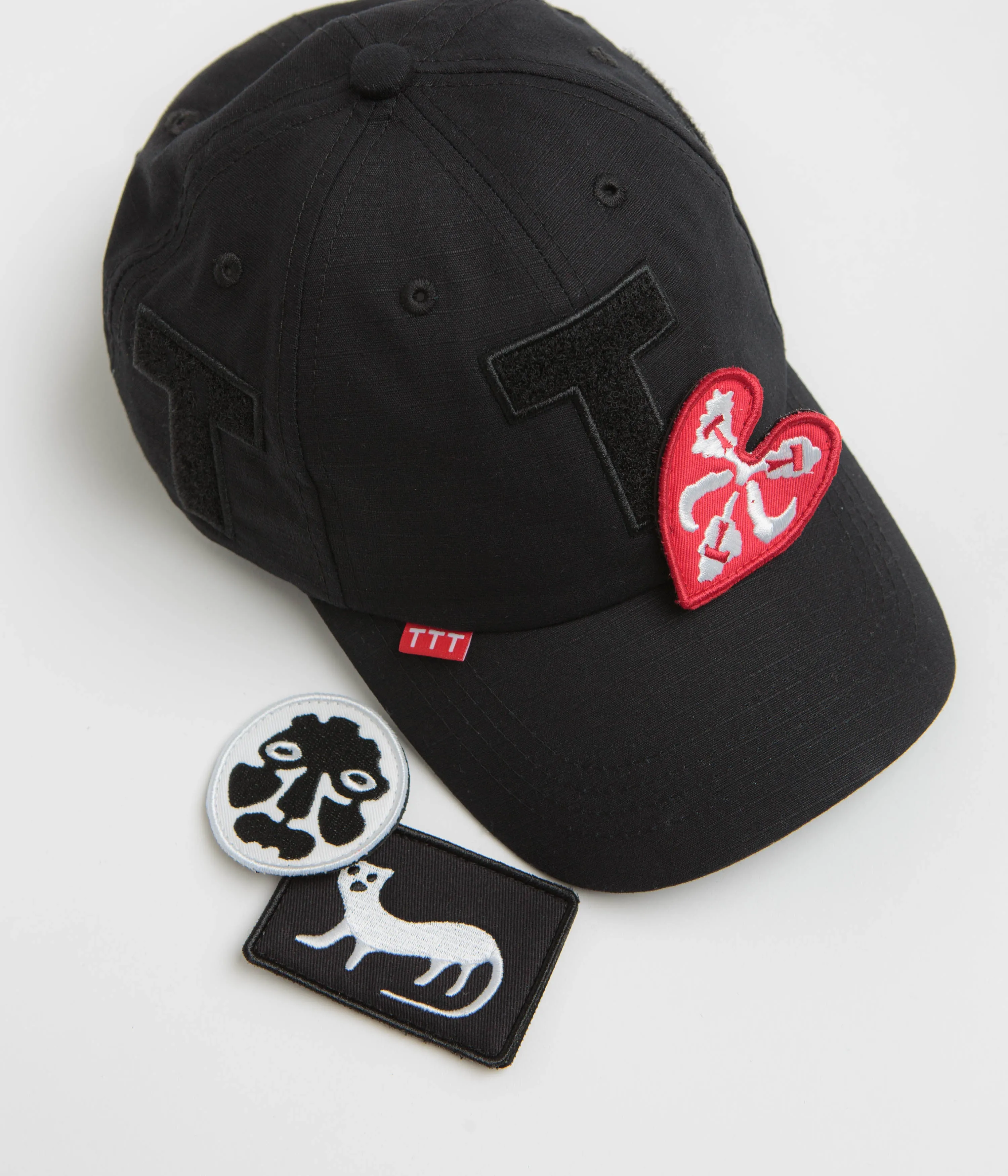 The Trilogy Tapes Velcro Patch Cap - Black