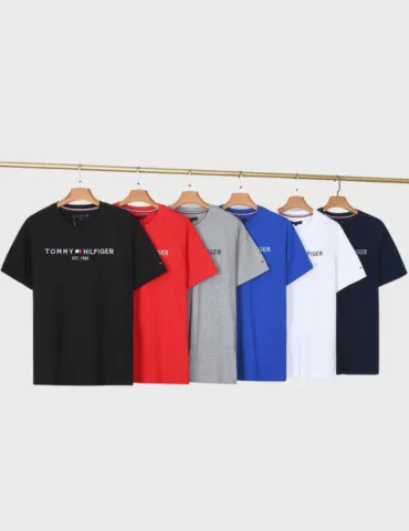 Tommy Hilfiger Organic Cotton Logo T-shirt SS23 (White)