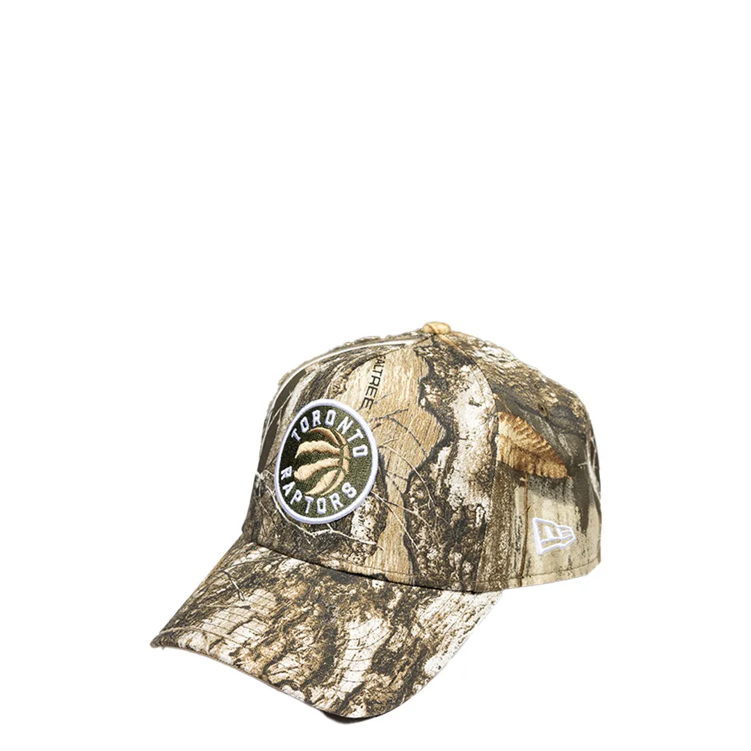 TORONTO RAPTORS 9FORTY REALTREE KHAKI ADJUSTABLE A-FRAME CAP