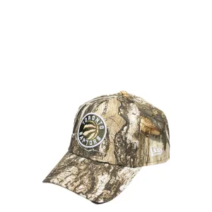 TORONTO RAPTORS 9FORTY REALTREE KHAKI ADJUSTABLE A-FRAME CAP
