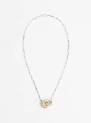 Two Tone Moneta Necklace