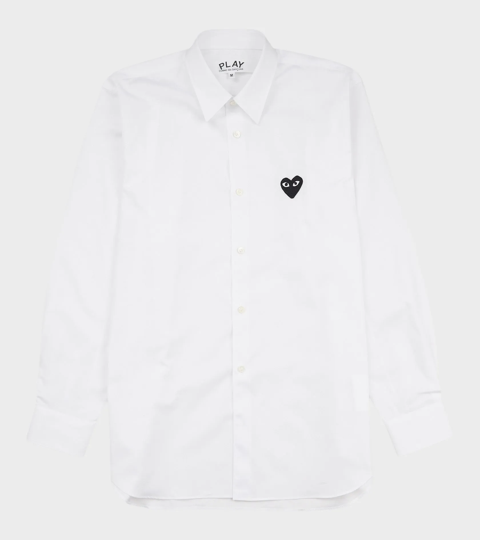 U Black Heart Shirt White