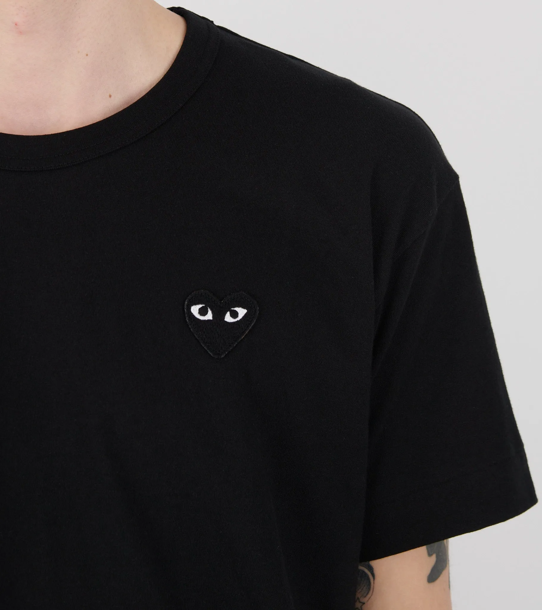 U Black Heart T-shirt Black