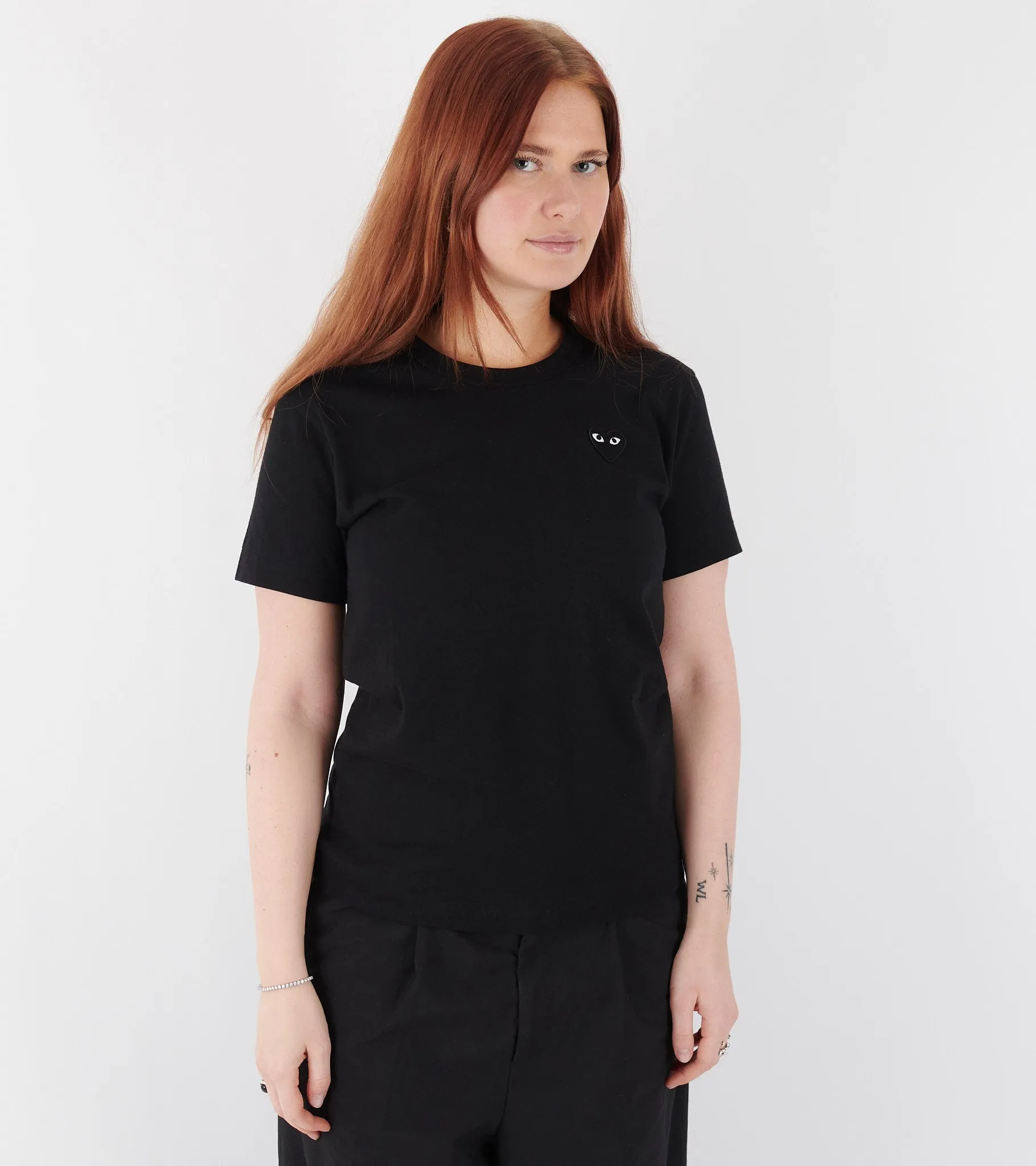 U Black Heart T-shirt Black