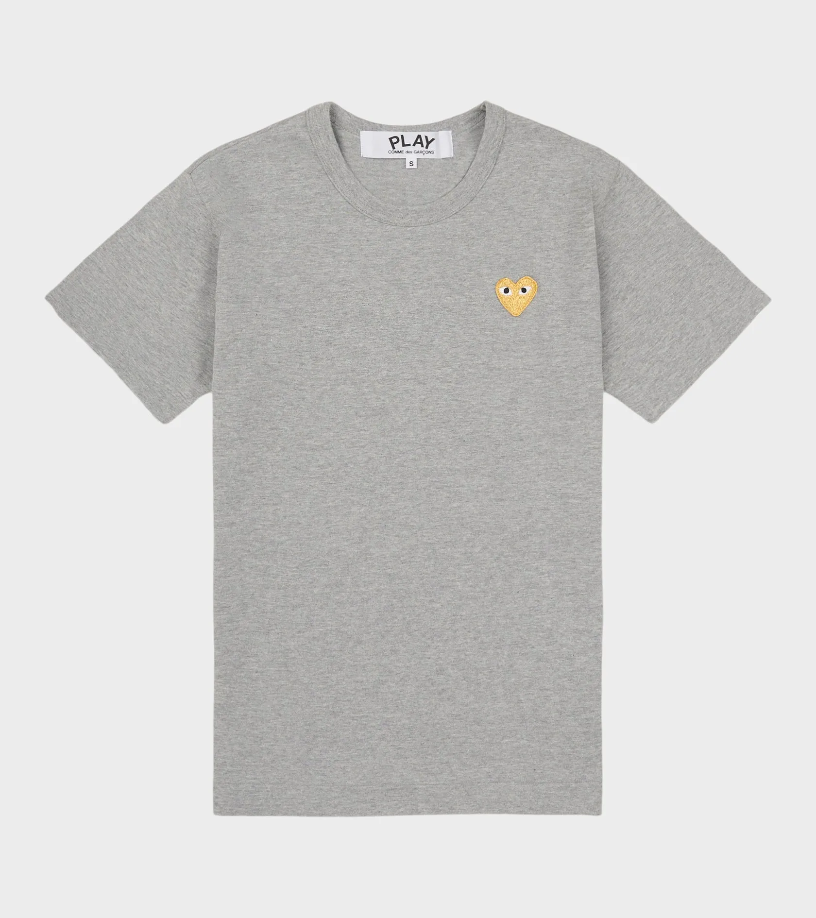 U Gold Heart T-shirt Grey