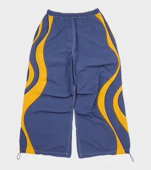 Ufo Nylon Trackpants Blue/Orange
