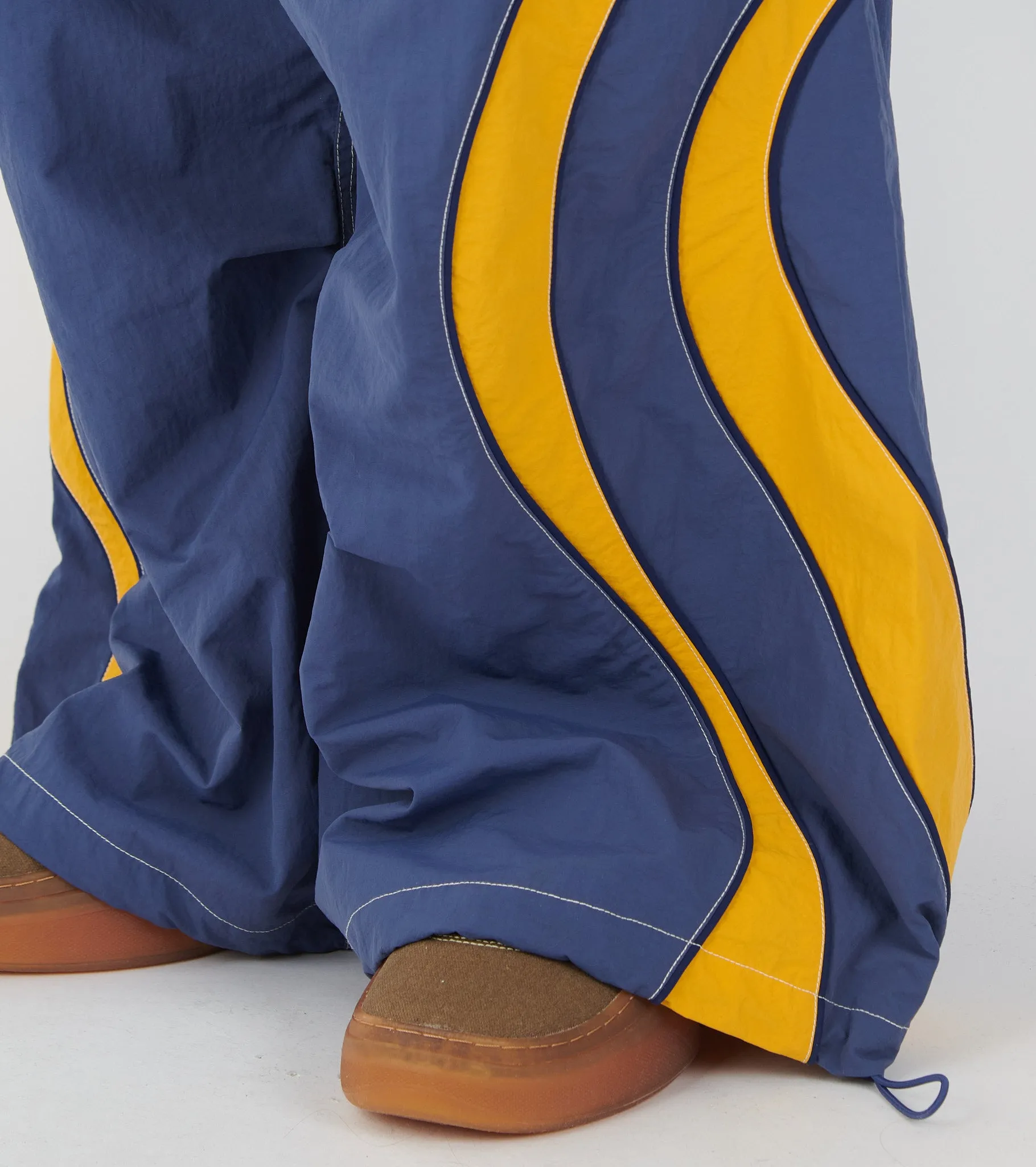 Ufo Nylon Trackpants Blue/Orange