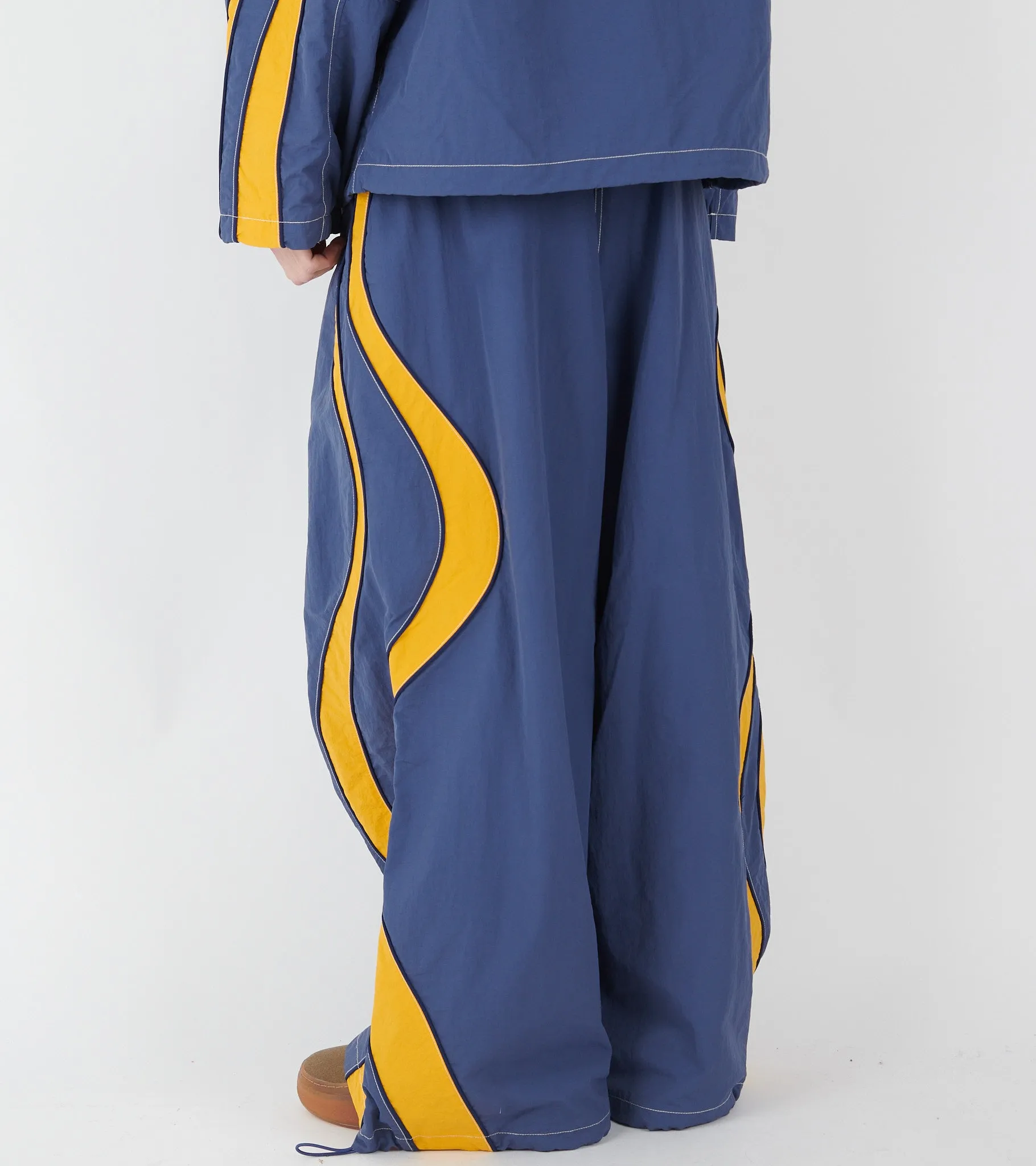 Ufo Nylon Trackpants Blue/Orange