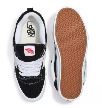 VANS KNU SKOOL BLACK/TRUE WHITE | ZAPATILLAS DE SKATE CLSICAS