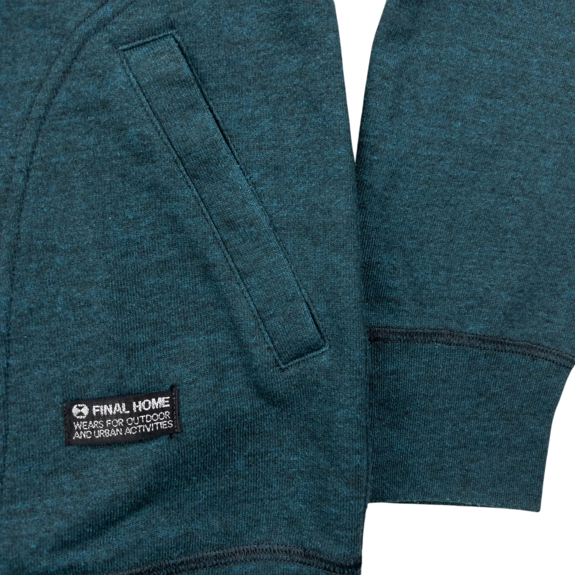Vintage Final Home By Issey Miyake Asymmetric Zip Up Hoodie Size XS