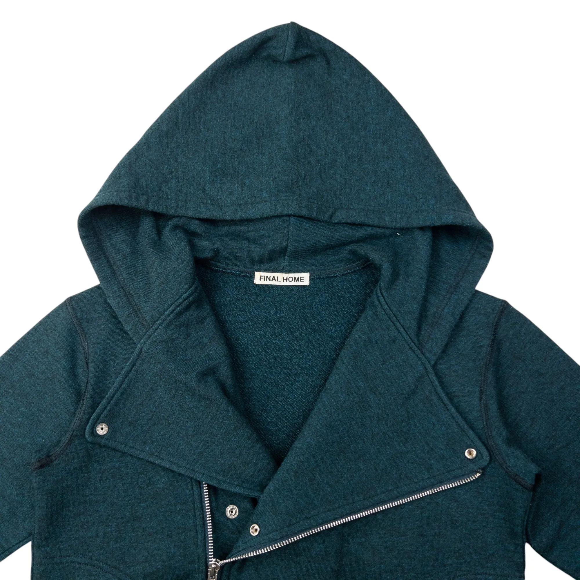 Vintage Final Home By Issey Miyake Asymmetric Zip Up Hoodie Size XS