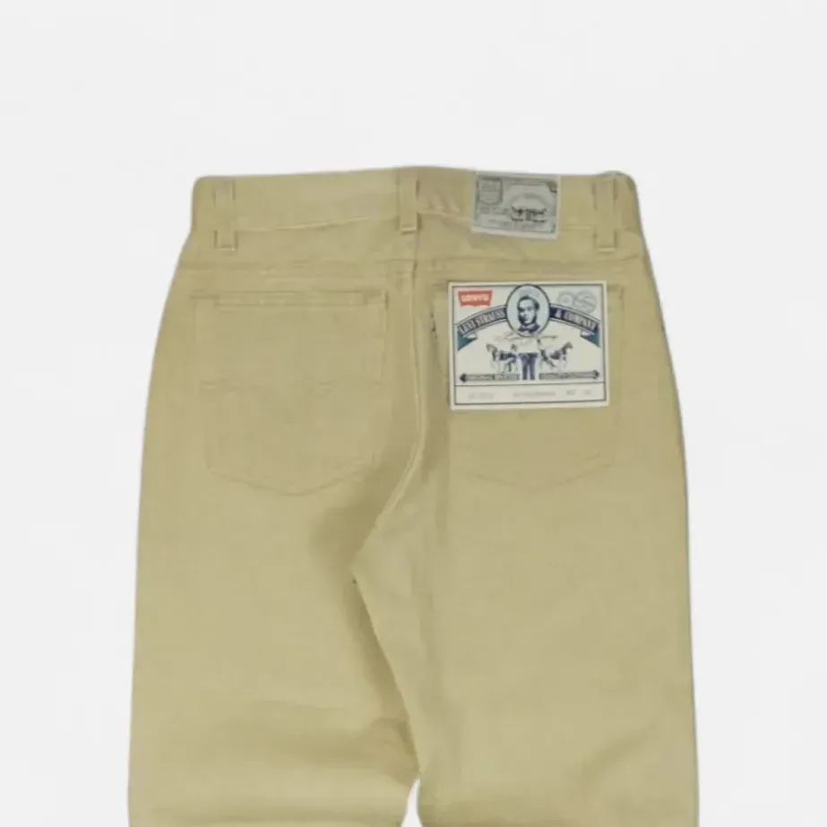 Vintage Levi's 501s Beige Jeans (W27 X L30)