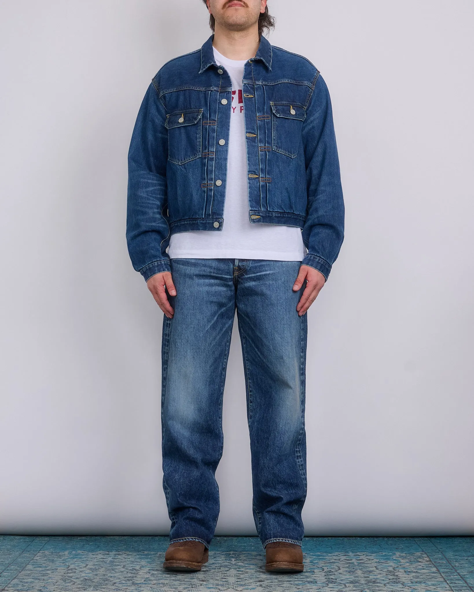 visvim Social Sculpture 01 Ex Wide Jean Damaged 42