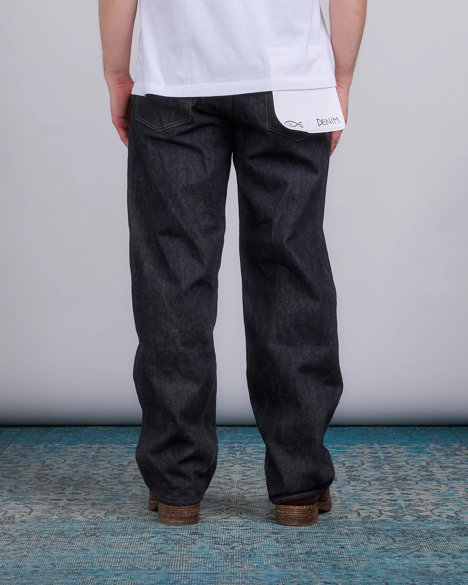 visvim Social Sculpture 01 Ex Wide Jean Raw Mud OD