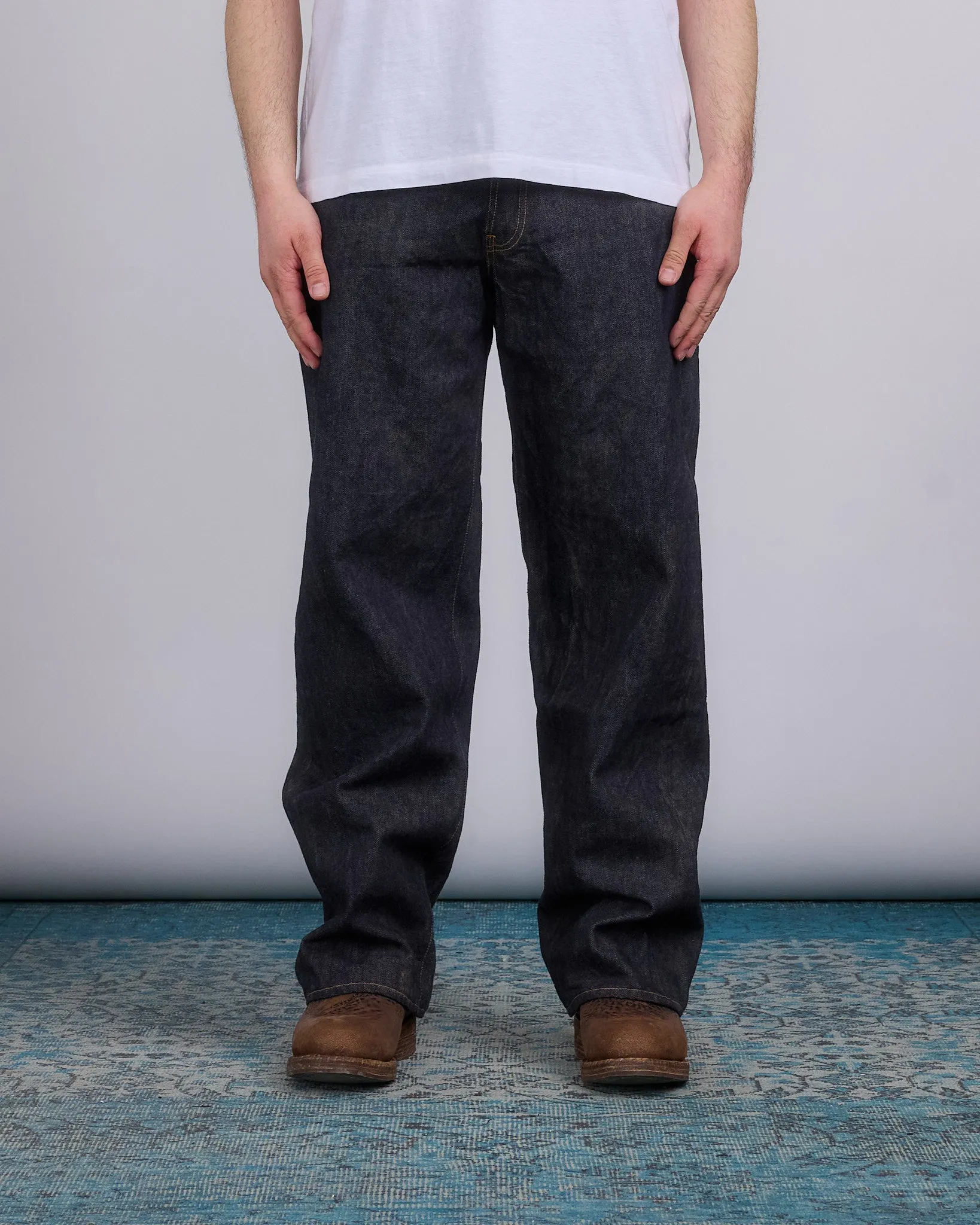 visvim Social Sculpture 01 Ex Wide Jean Raw Mud OD