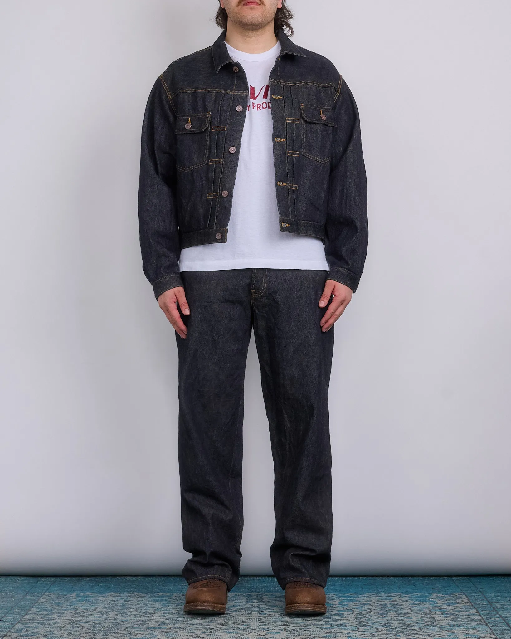 visvim Social Sculpture 01 Ex Wide Jean Raw Mud OD