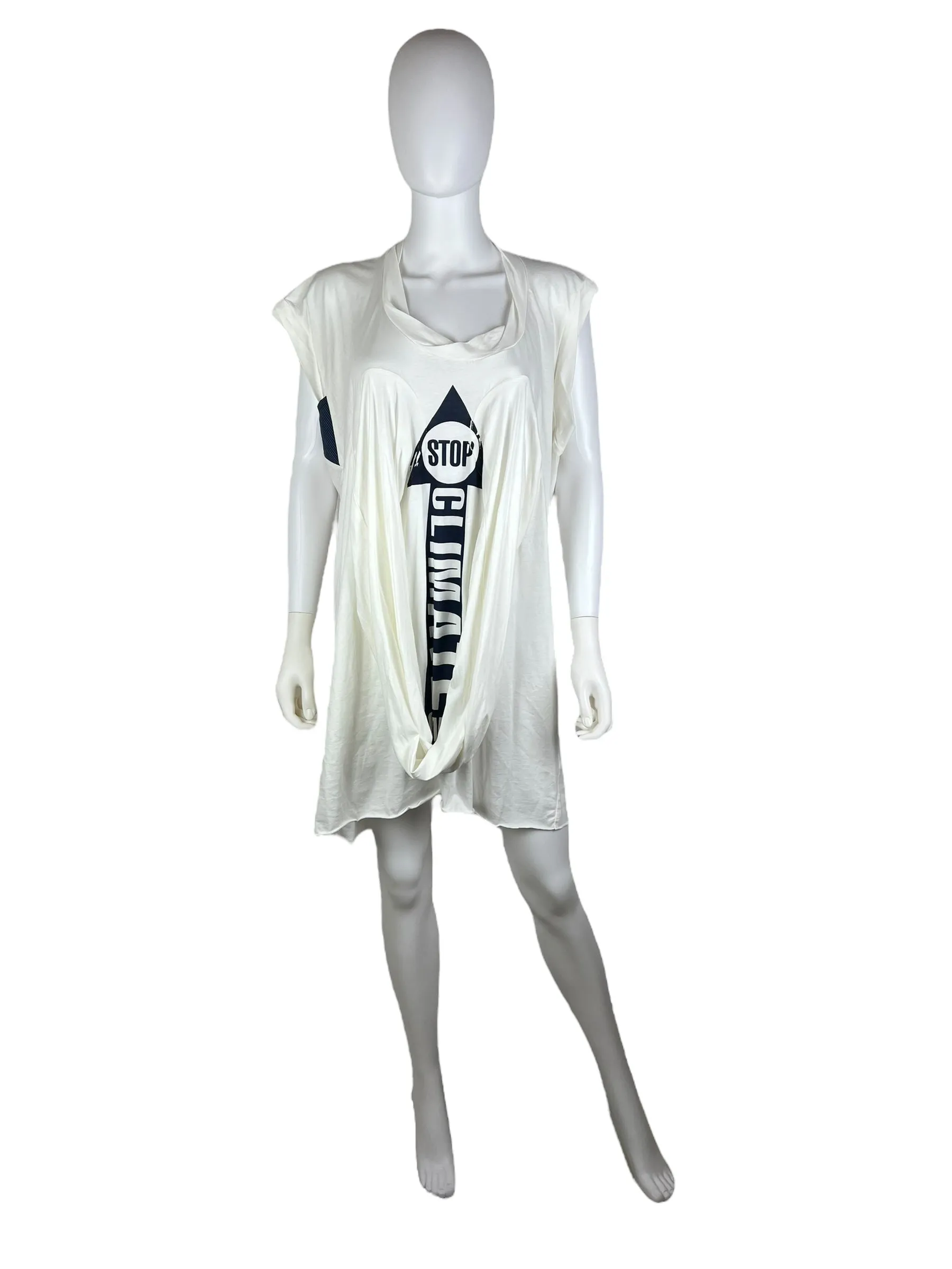 Vivienne Westwood S/S 2013 World's End Boob Tube Stop Climate Change dress