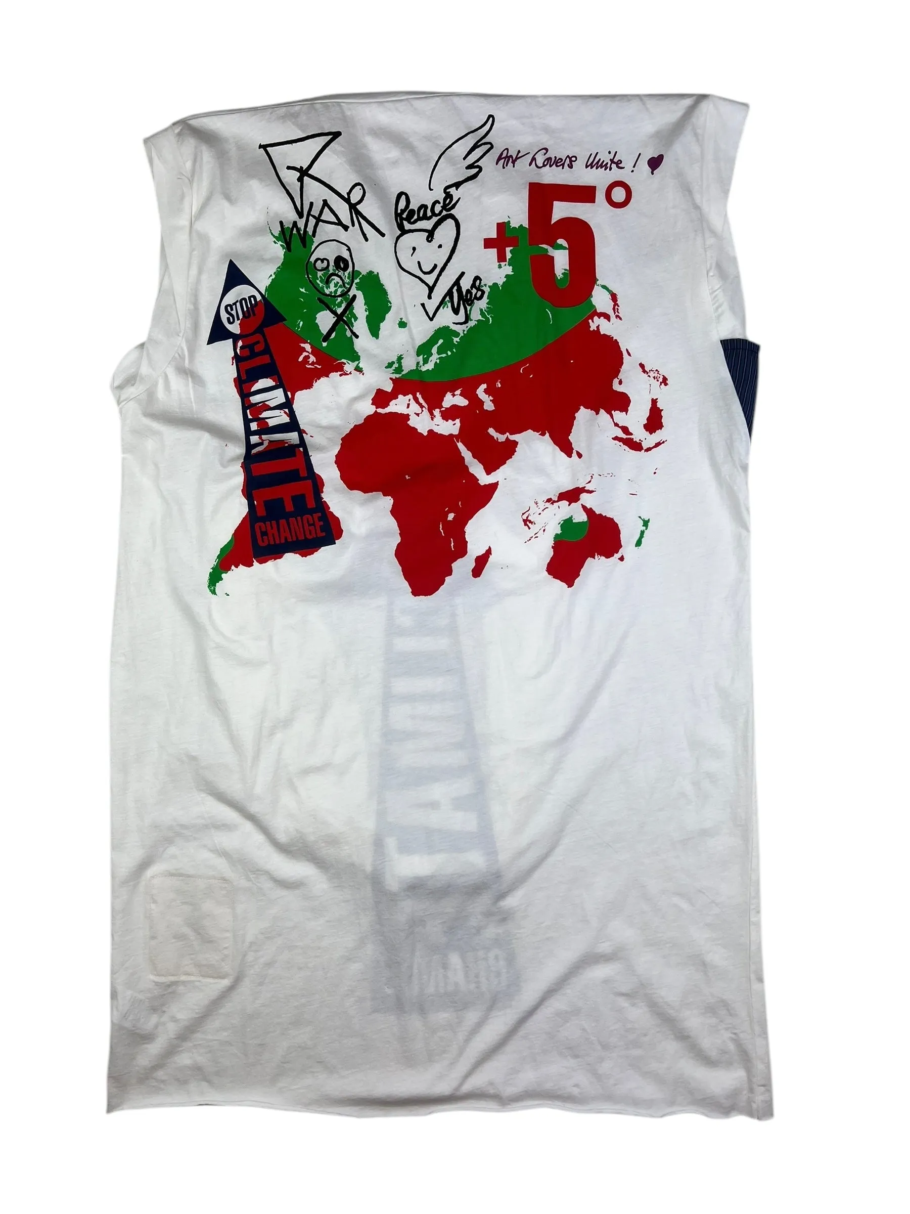 Vivienne Westwood S/S 2013 World's End Boob Tube Stop Climate Change dress