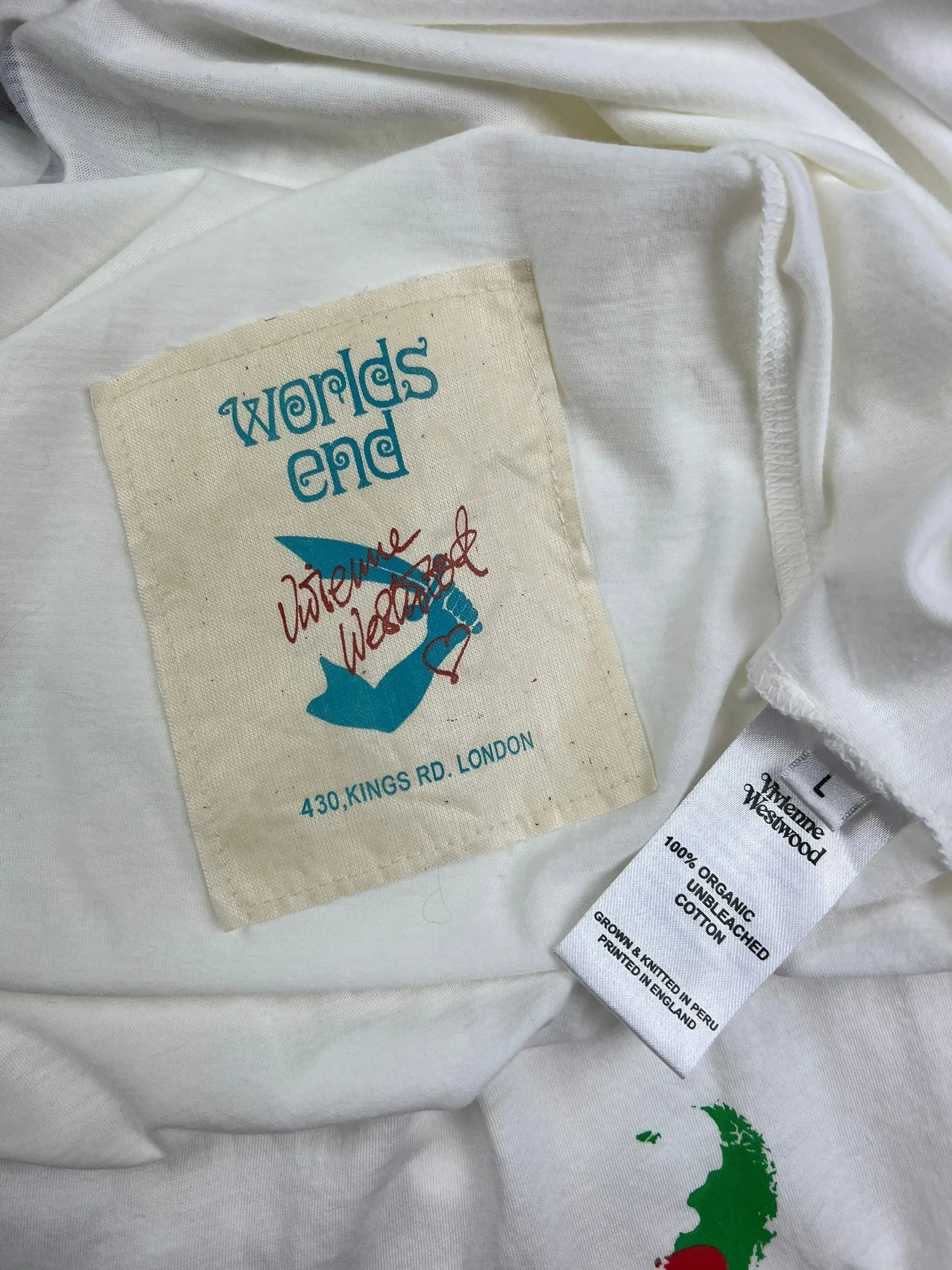 Vivienne Westwood S/S 2013 World's End Boob Tube Stop Climate Change dress