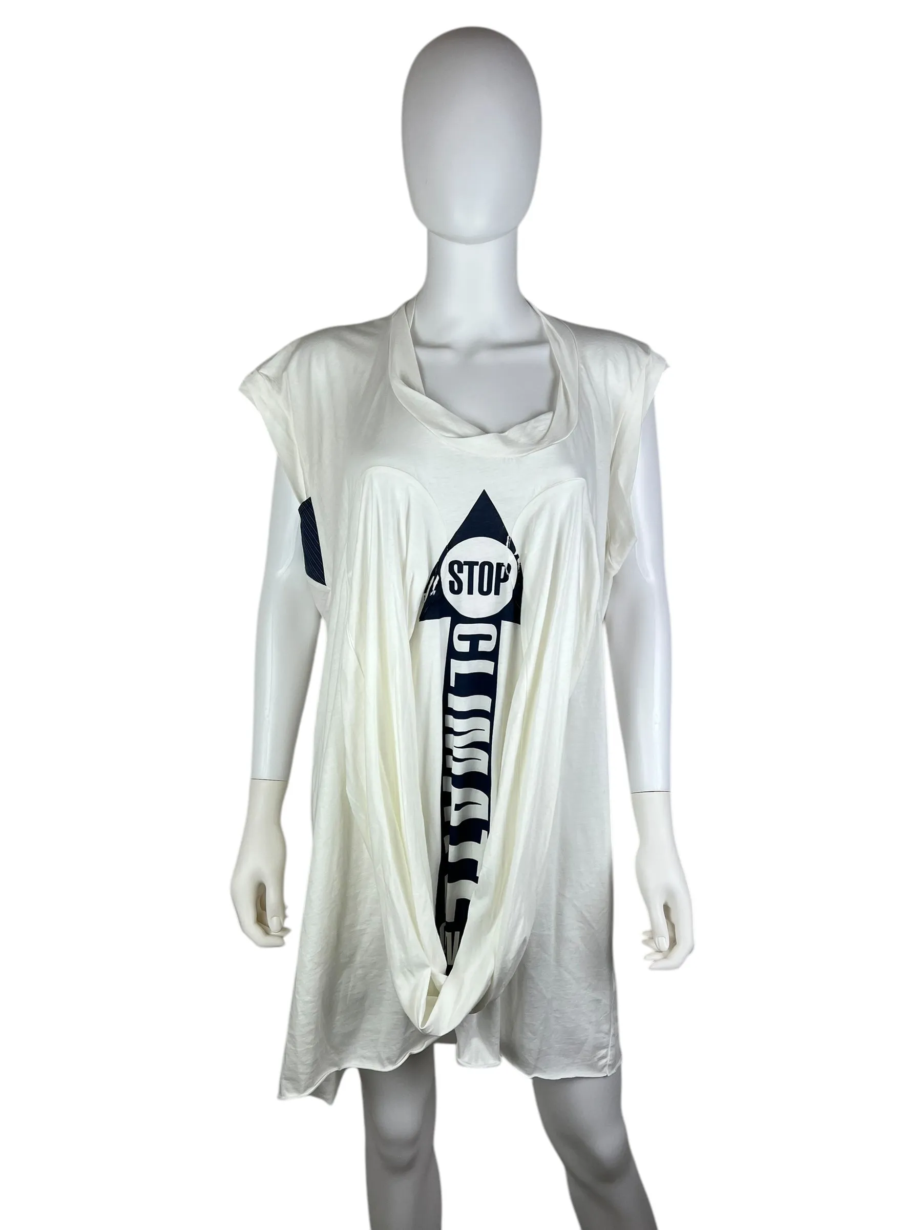 Vivienne Westwood S/S 2013 World's End Boob Tube Stop Climate Change dress