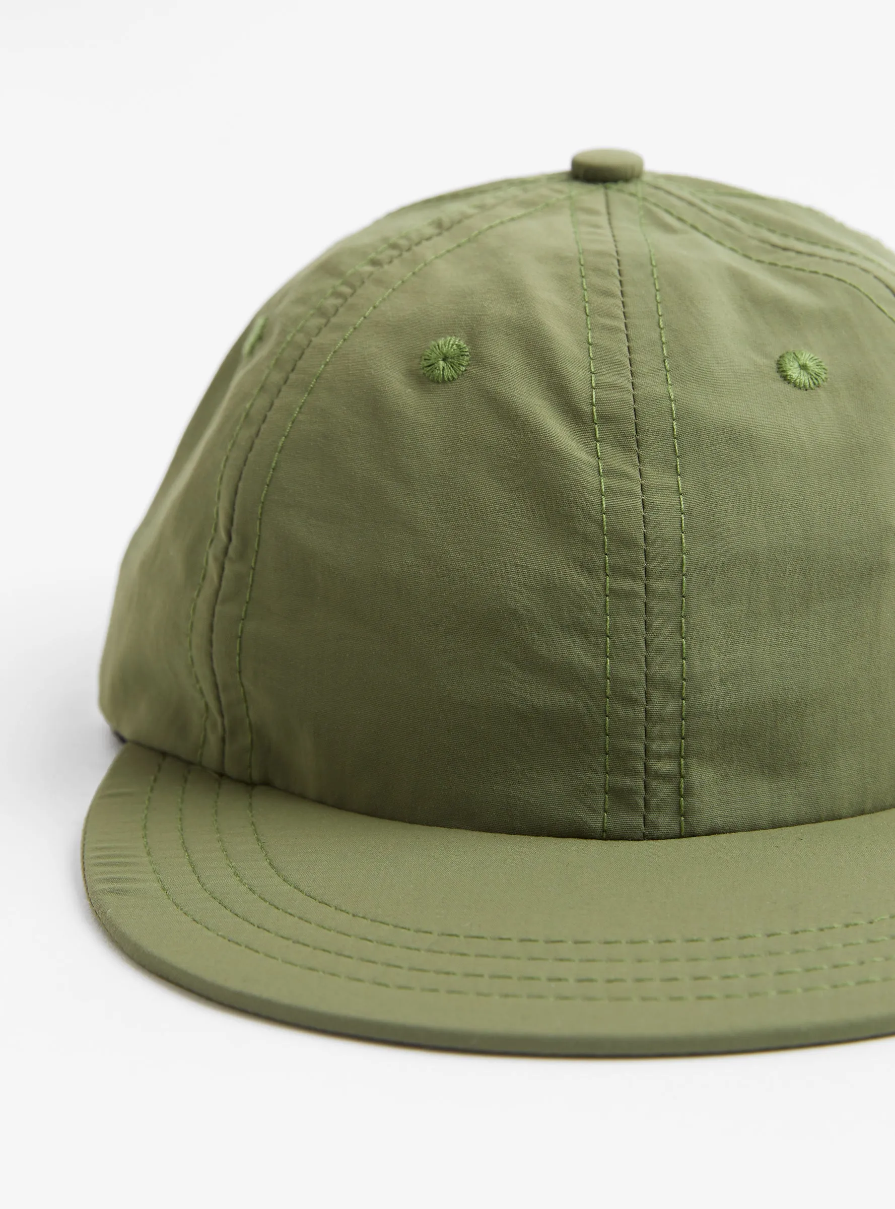 Weather Cloth 6 Panel Cap Army Green