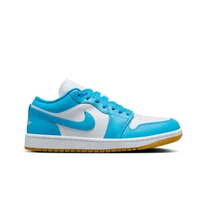 WOMEN'S AIR JORDAN 1 LOW DARK POWDER BLUE
