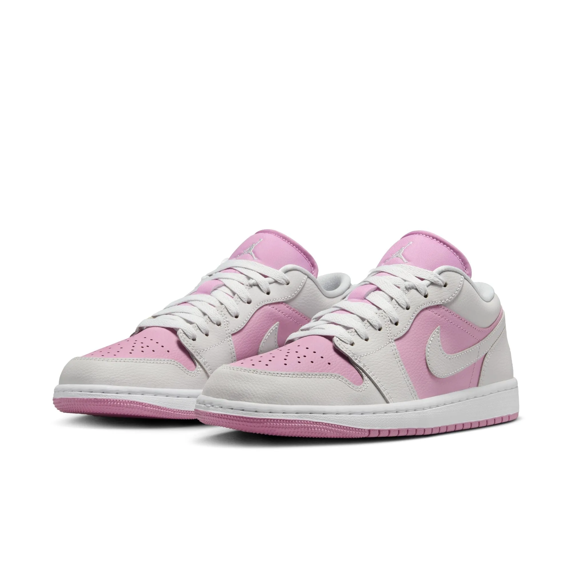 WOMEN'S AIR JORDAN 1 LOW ORCHID/NEUTRAL GREY