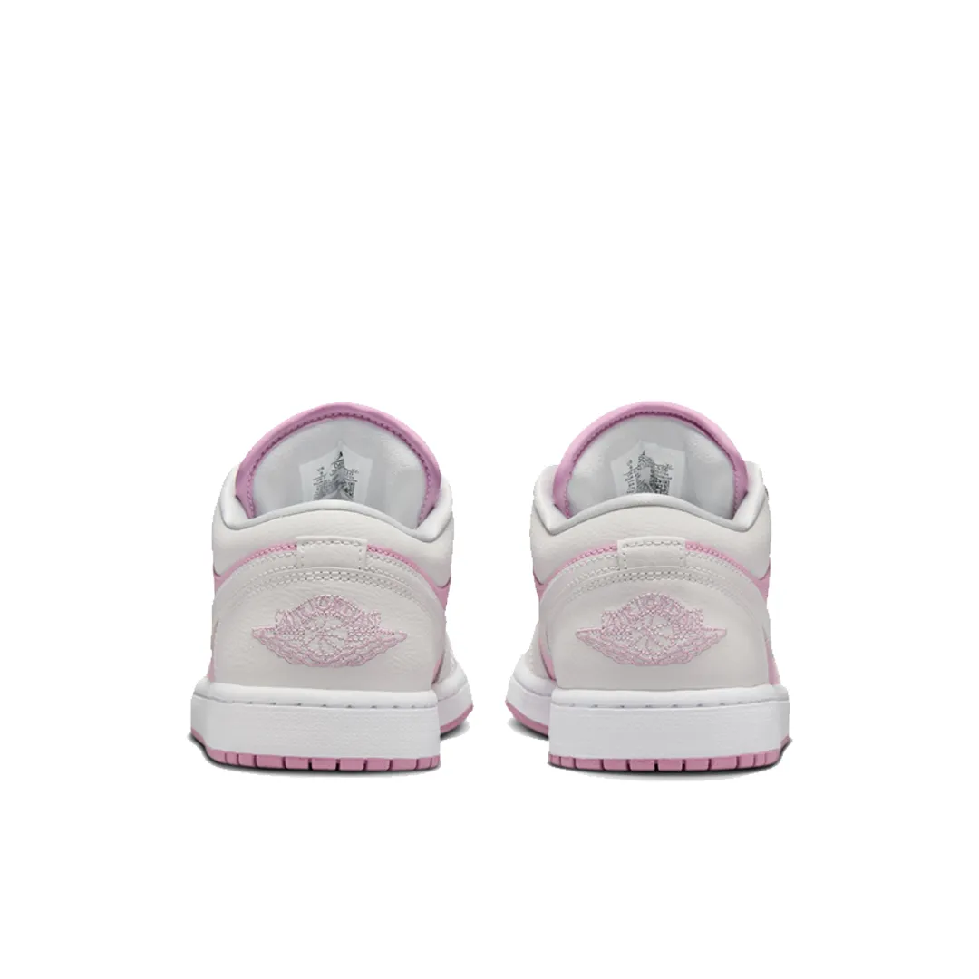 WOMEN'S AIR JORDAN 1 LOW ORCHID/NEUTRAL GREY