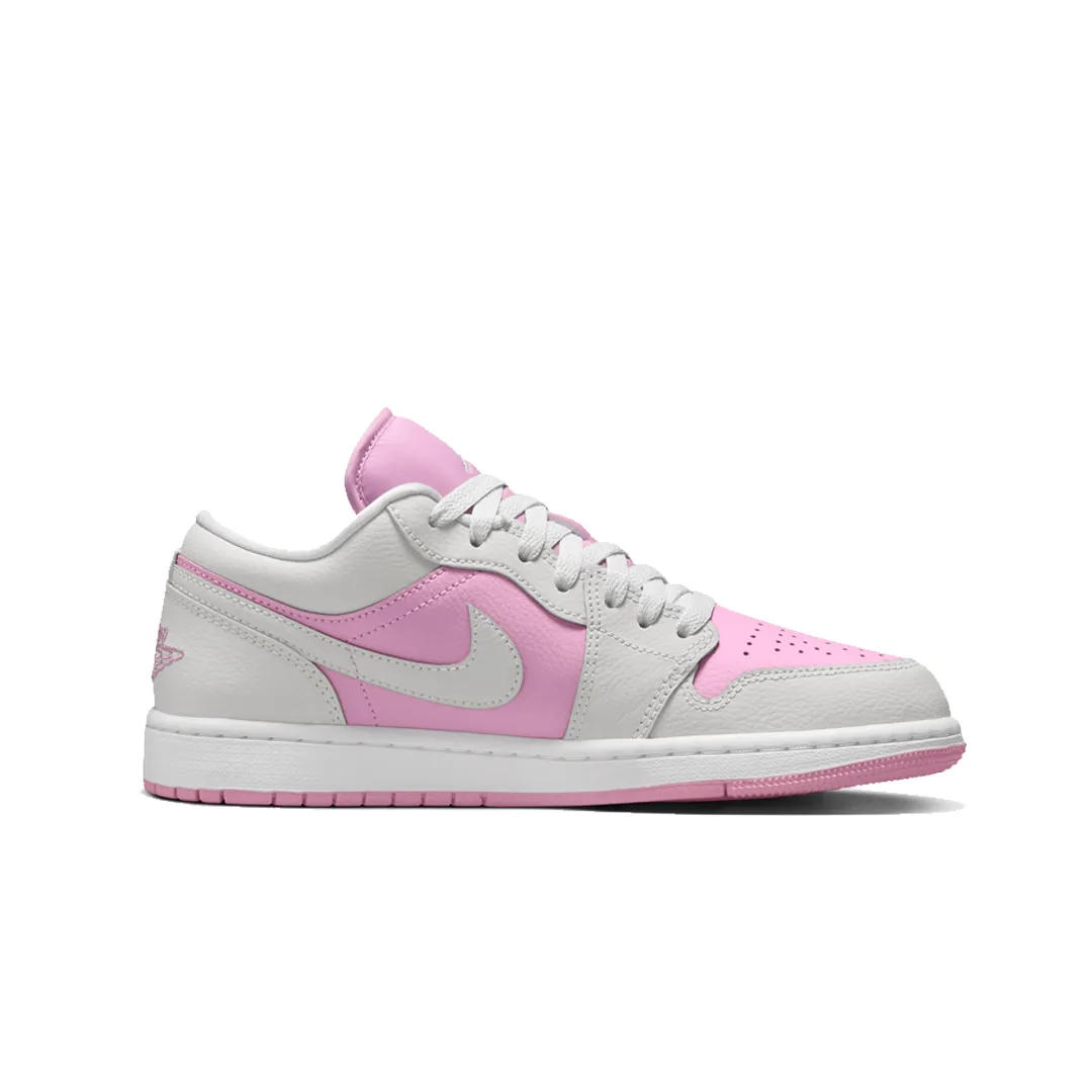 WOMEN'S AIR JORDAN 1 LOW ORCHID/NEUTRAL GREY