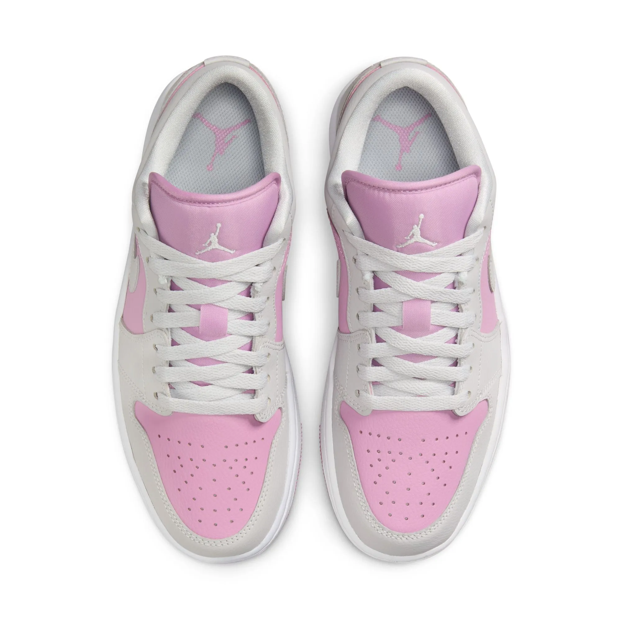 WOMEN'S AIR JORDAN 1 LOW ORCHID/NEUTRAL GREY