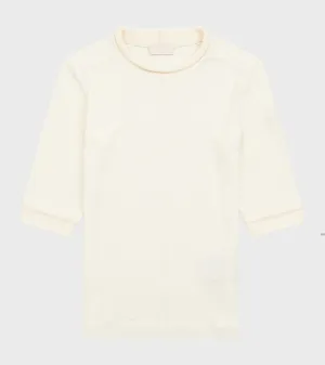 Wool S/S T-shirt Off-white