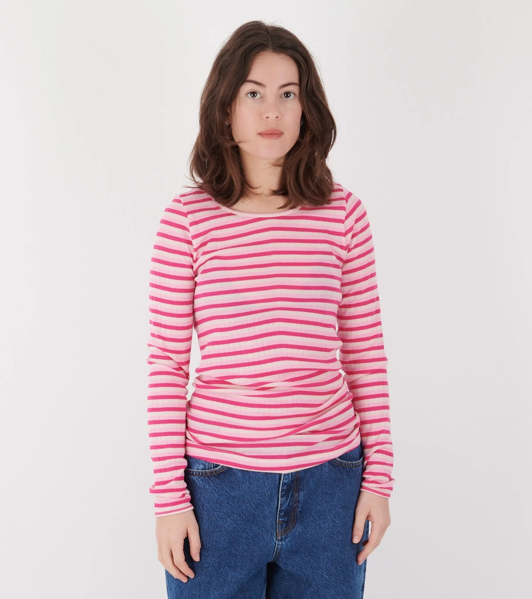 X Hansens Is 101 Rib Pink/Chock/Strawberry