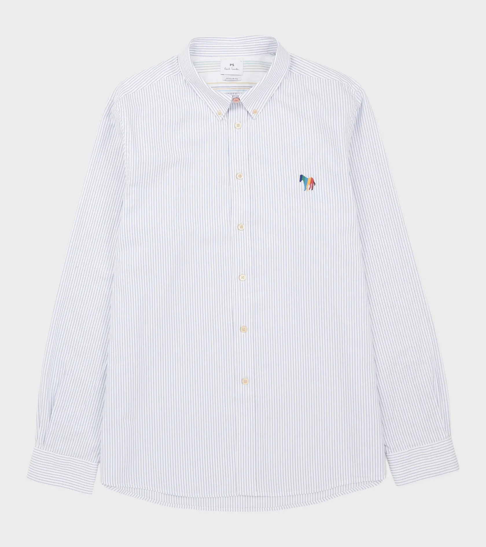 Zebra Logo Shirt White/Blue